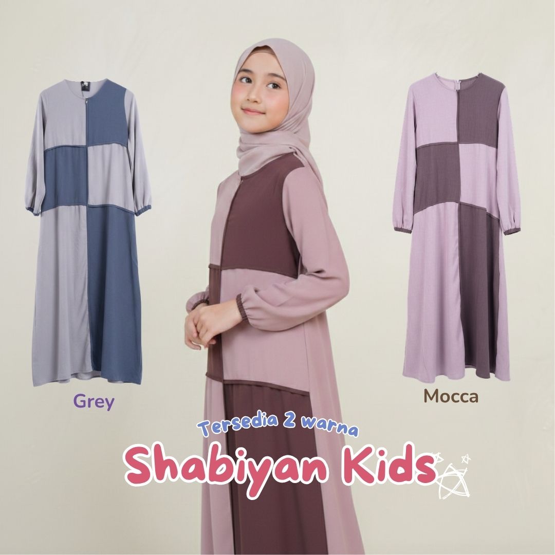 SHABIYAN-412 Gamis Anak Tanggung Santri SD SMP Remaja 6 -13 Tahun