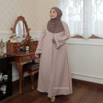 SHABIYAN 596 Gamis Dress Muslim Busui Friendly Polos