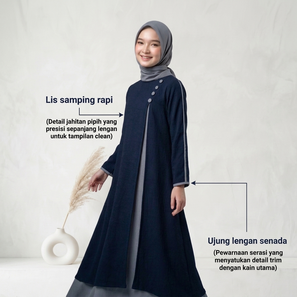 SHABIYAN-640 Gamis Muslim Anak Perempuan Tanggung umur 11-16 Tahun