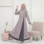 SHABIYAN-640 Gamis Muslim Anak Perempuan Tanggung umur 11-16 Tahun