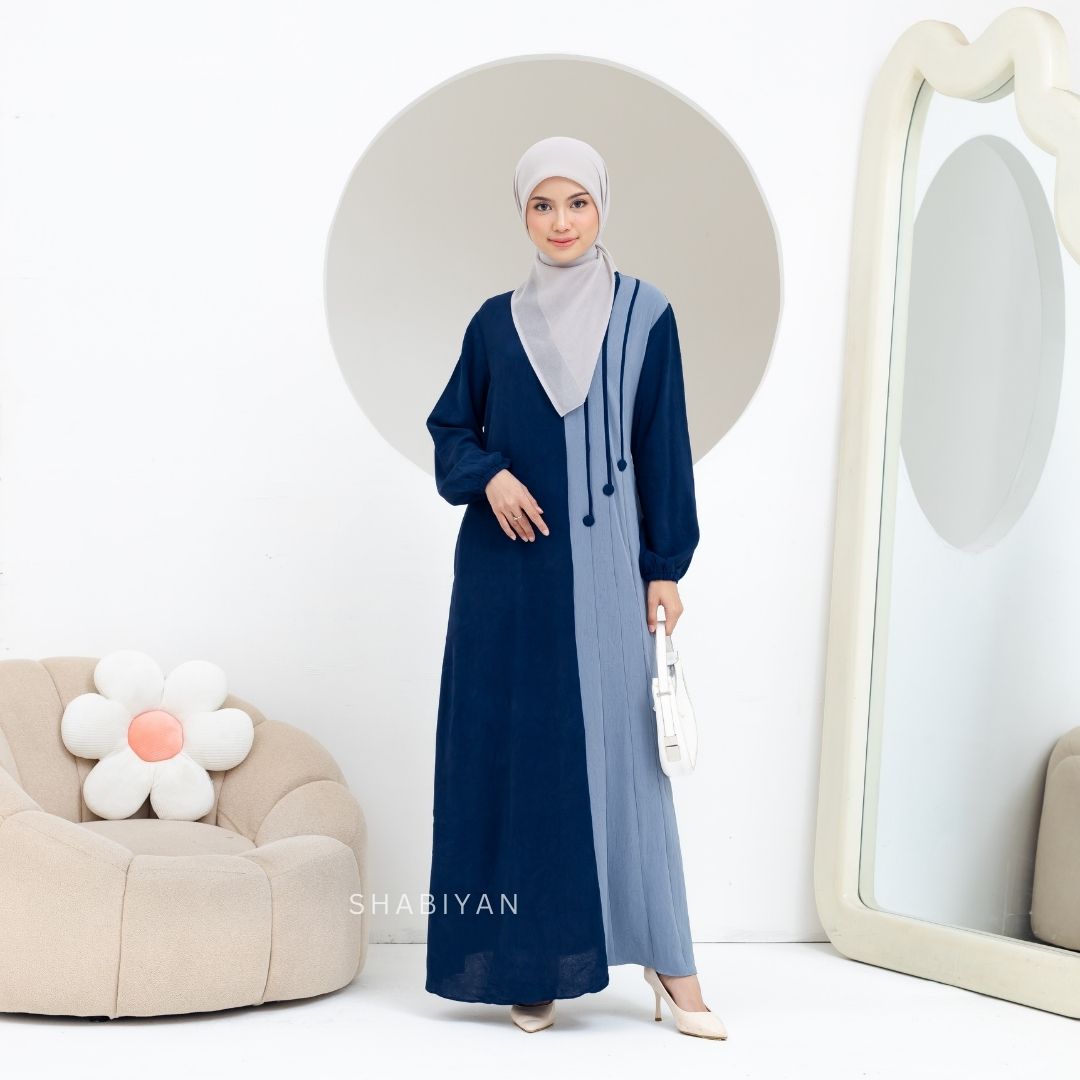 SHABIYAN 619 Dress Gamis Muslim Trend 2025 | Nyaman, Stylish, Busui Friendly
