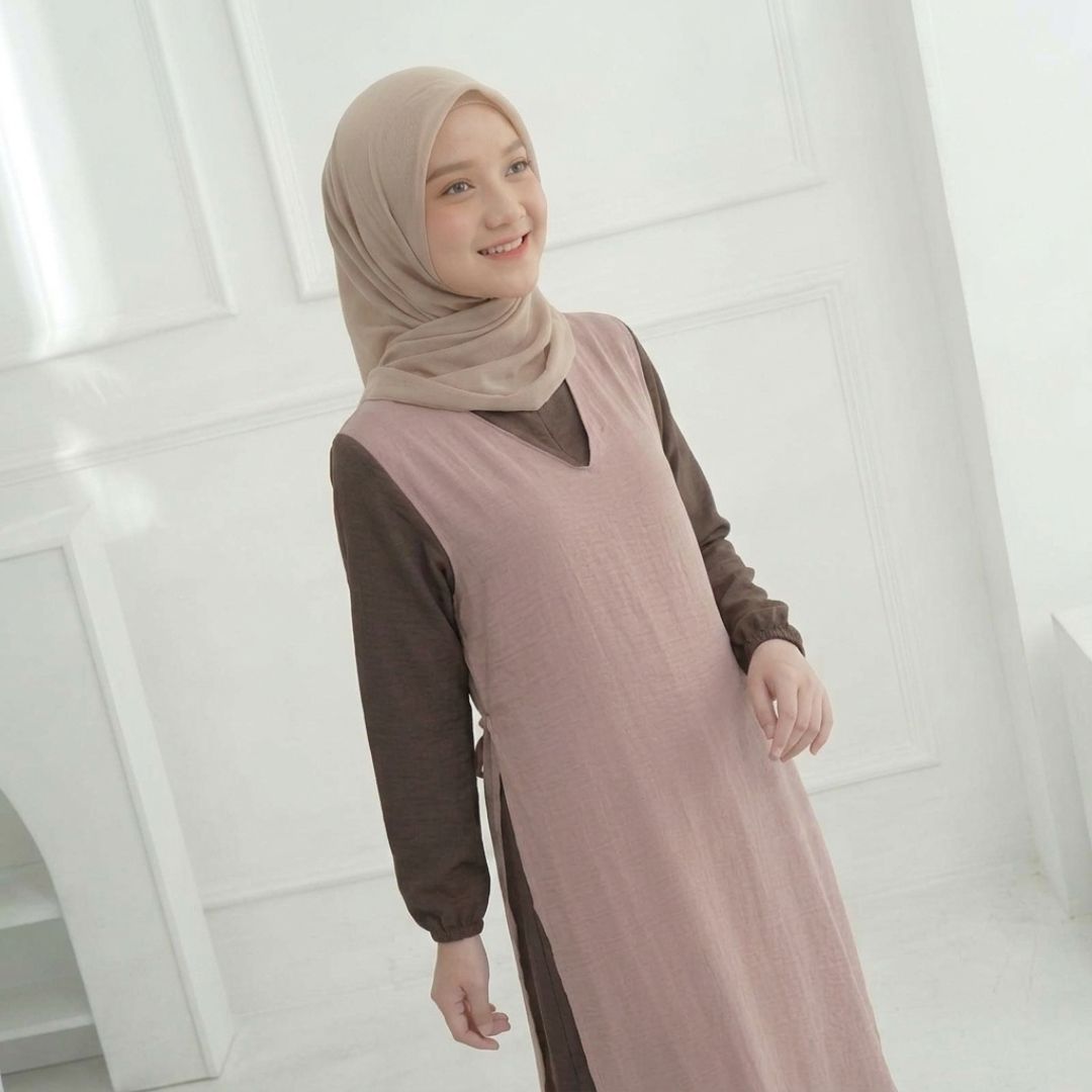 SHABIYAN 639 Gamis Dress Anak Perempuan Usia 11-16 Tahun Terbaru