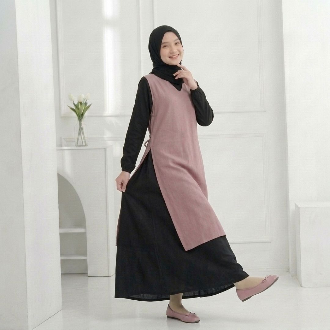 SHABIYAN 639 Gamis Dress Anak Perempuan Usia 11-16 Tahun Terbaru