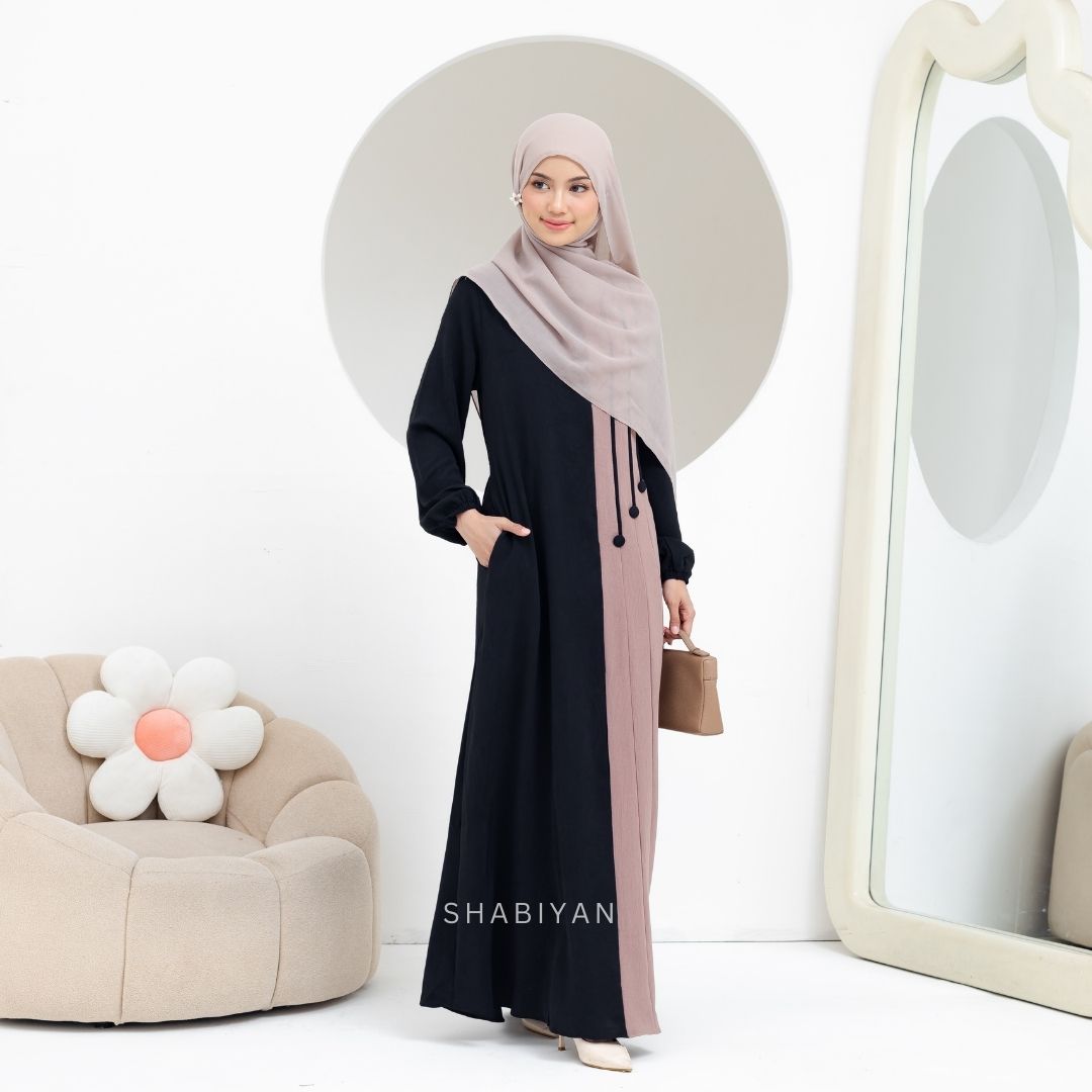 SHABIYAN 619 Dress Gamis Muslim Trend 2025 | Nyaman, Stylish, Busui Friendly