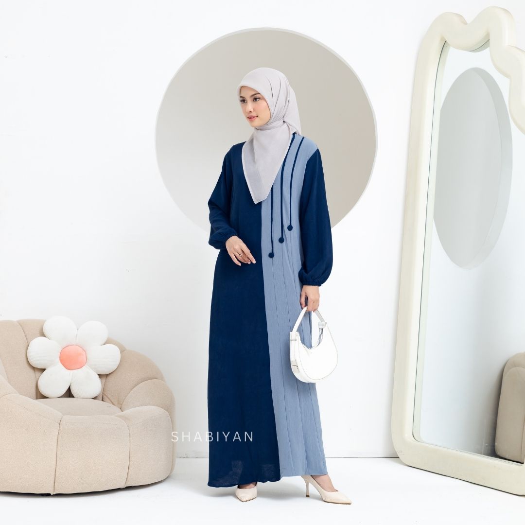 SHABIYAN 619 Dress Gamis Muslim Trend 2025 | Nyaman, Stylish, Busui Friendly