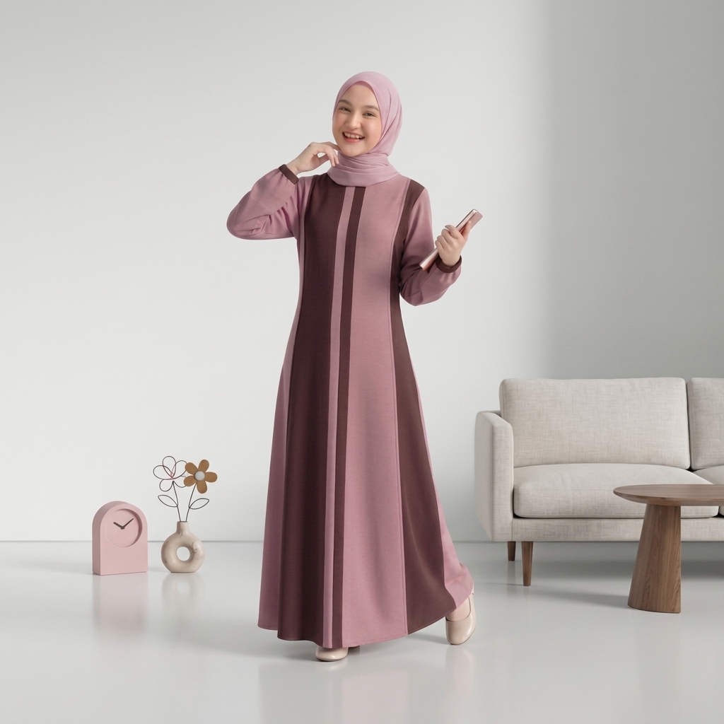 SHABIYAN-393 Gamis Anak Remaja Tanggung 7 Tahun - 13 Tahun