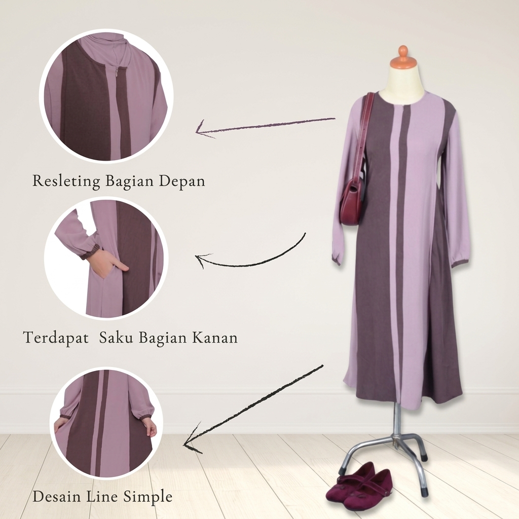 SHABIYAN-393 Gamis Anak Remaja Tanggung 7 Tahun - 13 Tahun